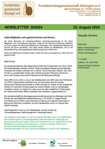 Newsletter III/2024